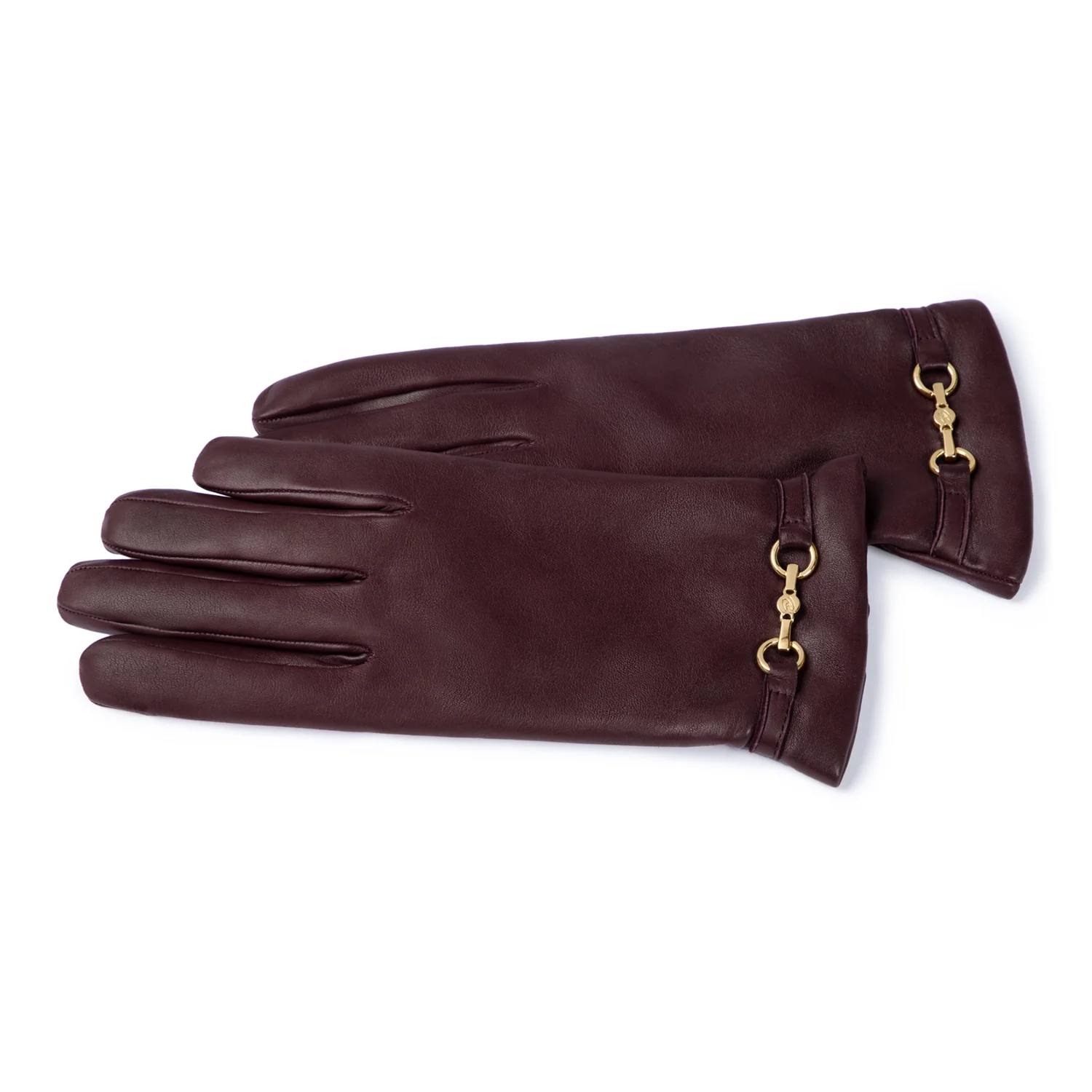 Isabel Bernard Honoré Marcelia bordeauxrote Lederhandschuhe aus Ziegenleder IB67001-352-6.5 - Image 7
