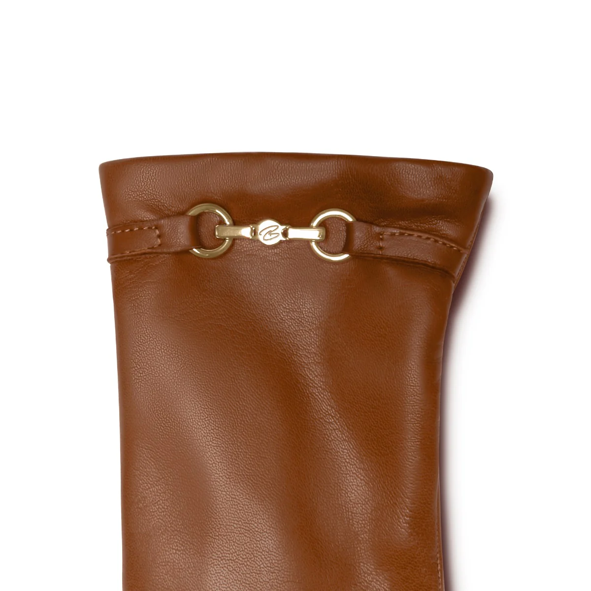 Isabel Bernard Honoré Marcelia Cognac Ziegenfell Leder Handschuhe IB67001-336-7 - Image 5