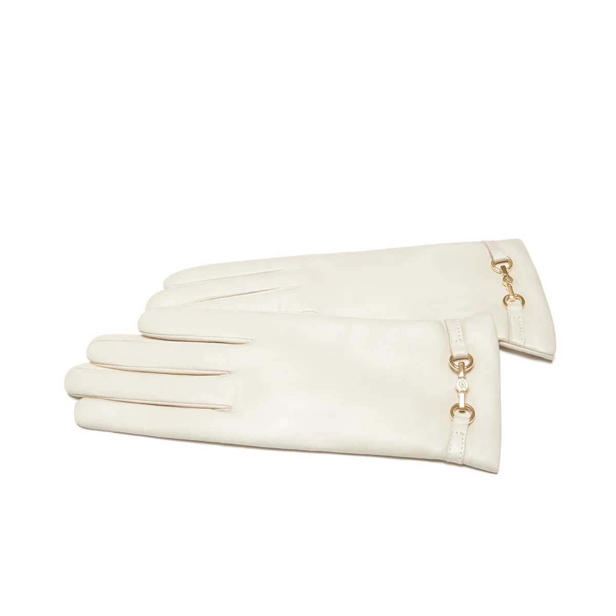 Isabel Bernard Honoré Marcelia Cream Ziegenfell Leder Handschuhe IB67001-372-7 - Image 5