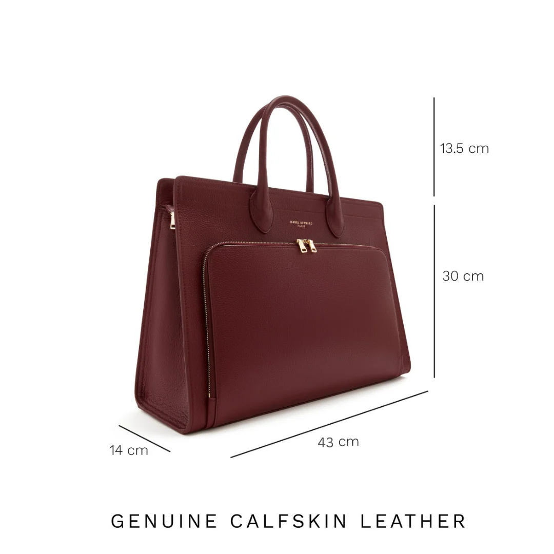 Isabel Bernard Honoré Nadine Bordeaux Kalbsleder Handtasche IB25080 - Image 8