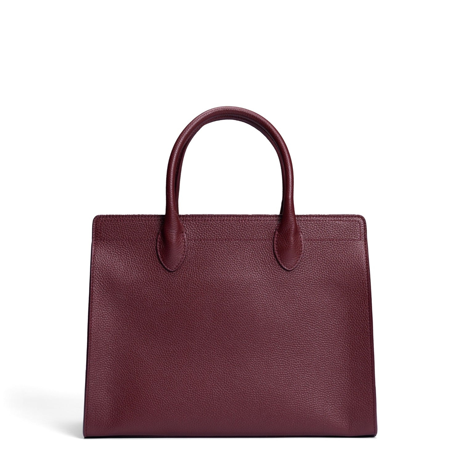 Isabel Bernard Honoré Nadine bordeauxrote Handtasche aus Kalbsleder mit 13-Zoll-Laptopfach IB25110-052-13 - Image 6