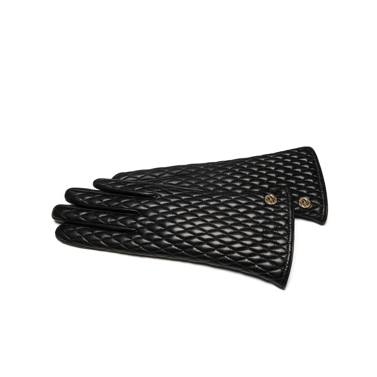 Isabel Bernard Honoré Rosette Schwarz Ziegenfell Leder Handschuhe IB67002-301-6.5 - Image 5