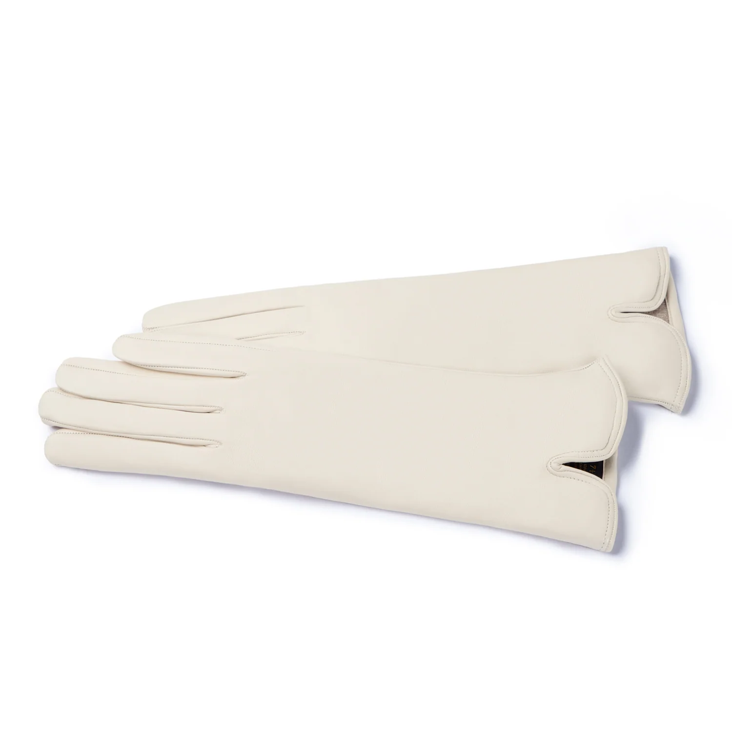 Isabel Bernard Honoré Sylvie cremefarbene Lederhandschuhe aus Ziegenleder IB67004-372-7 - Image 7