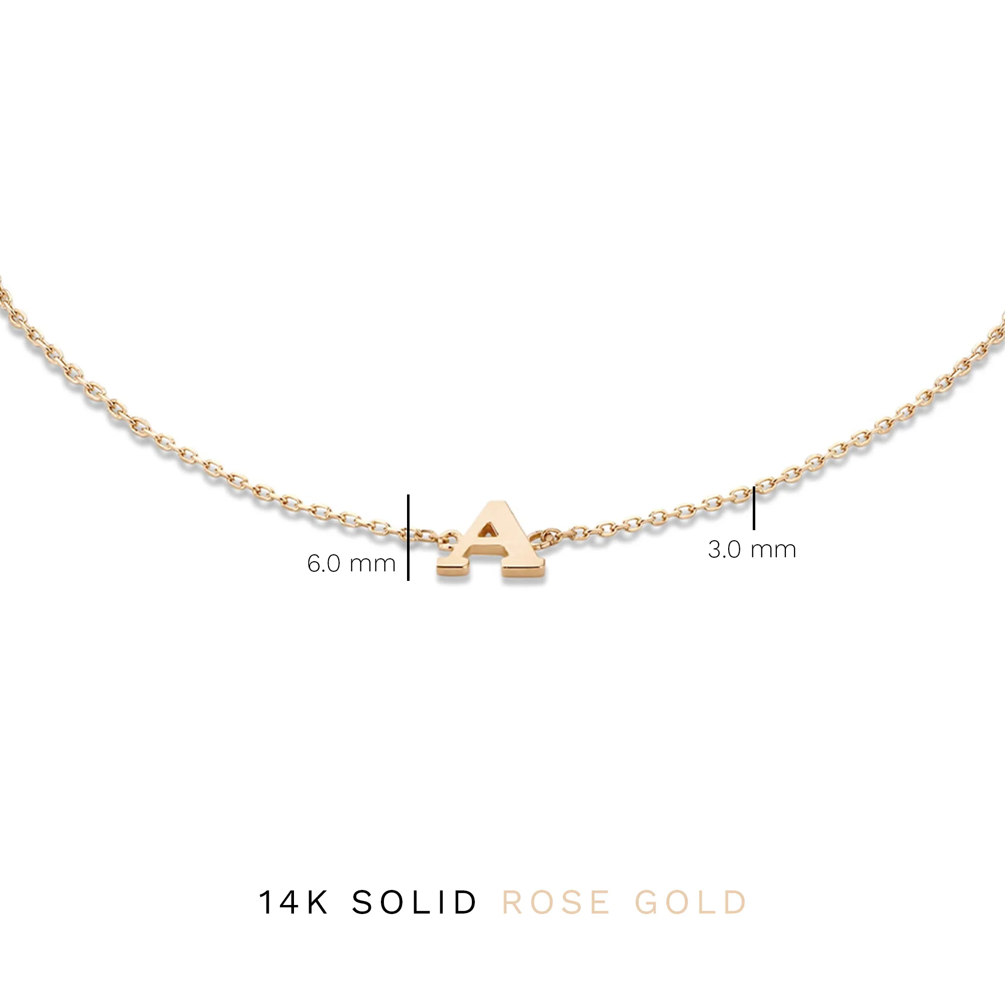 Isabel Bernard La Concorde Rachel 14 Karat | Roségold Initiale Armband IB320042-Z - Image 7