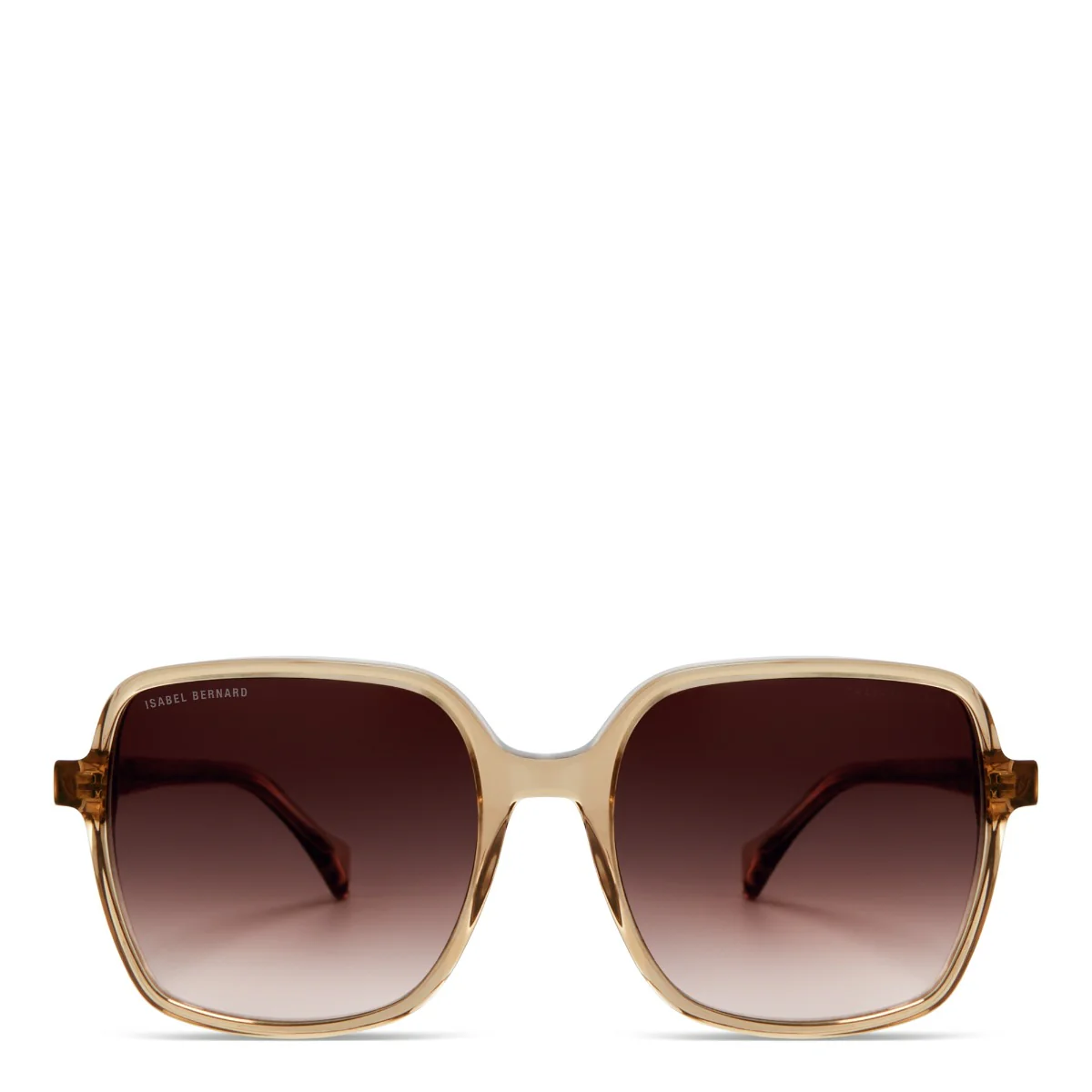 Isabel Bernard La Villette Rene Transparent Beige Quadratisch Sonnenbrille IB400000-02-14 - Image 4