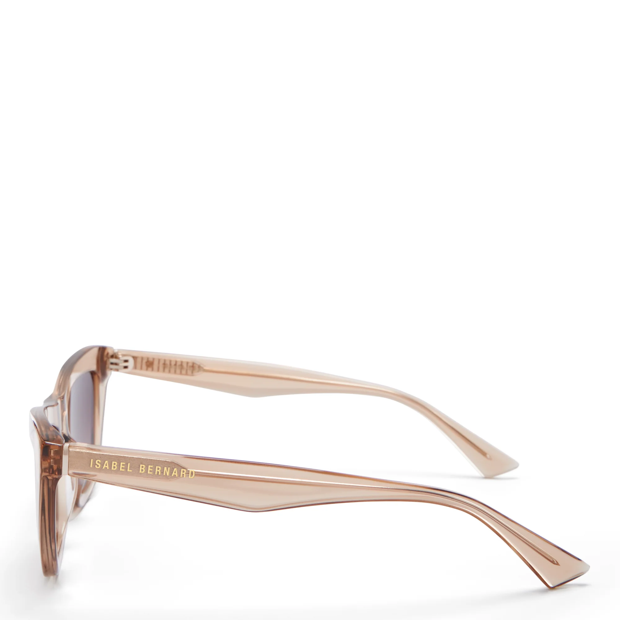 Isabel Bernard La Villette Roselin Transparent Beige Cat Eye Sonnenbrille IB400006-02-14 - Image 5