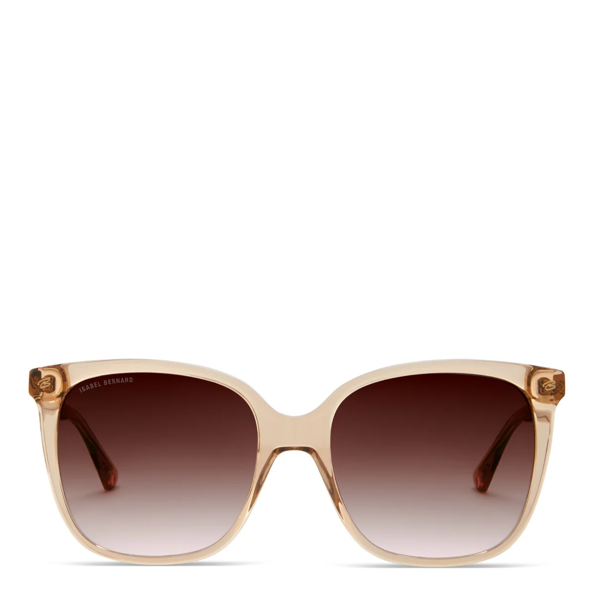 Isabel Bernard La Villette Raison Transparent Beige Quadratisch Sonnenbrille IB400007-02-14 - Image 5