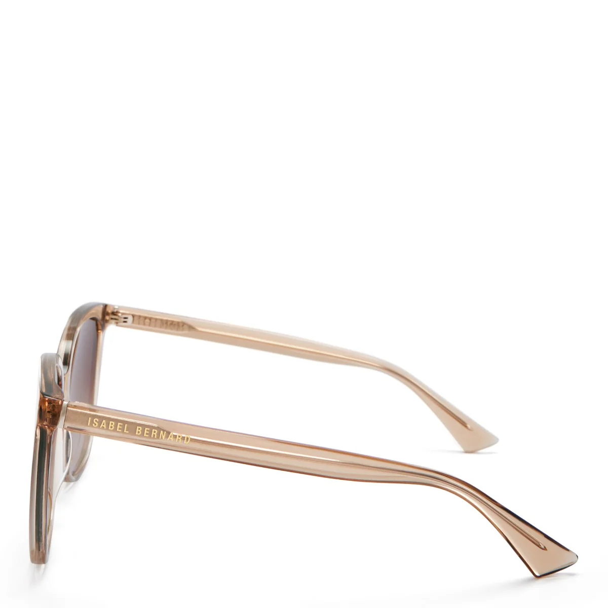 Isabel Bernard La Villette Raison Transparent Beige Quadratisch Sonnenbrille IB400007-02-14 - Image 6