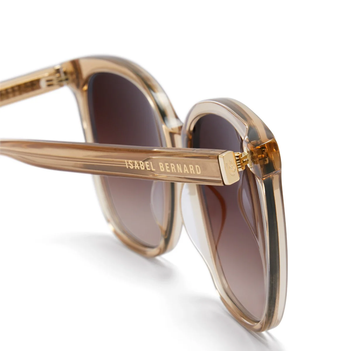 Isabel Bernard La Villette Raison Transparent Beige Quadratisch Sonnenbrille IB400007-02-14 - Image 8