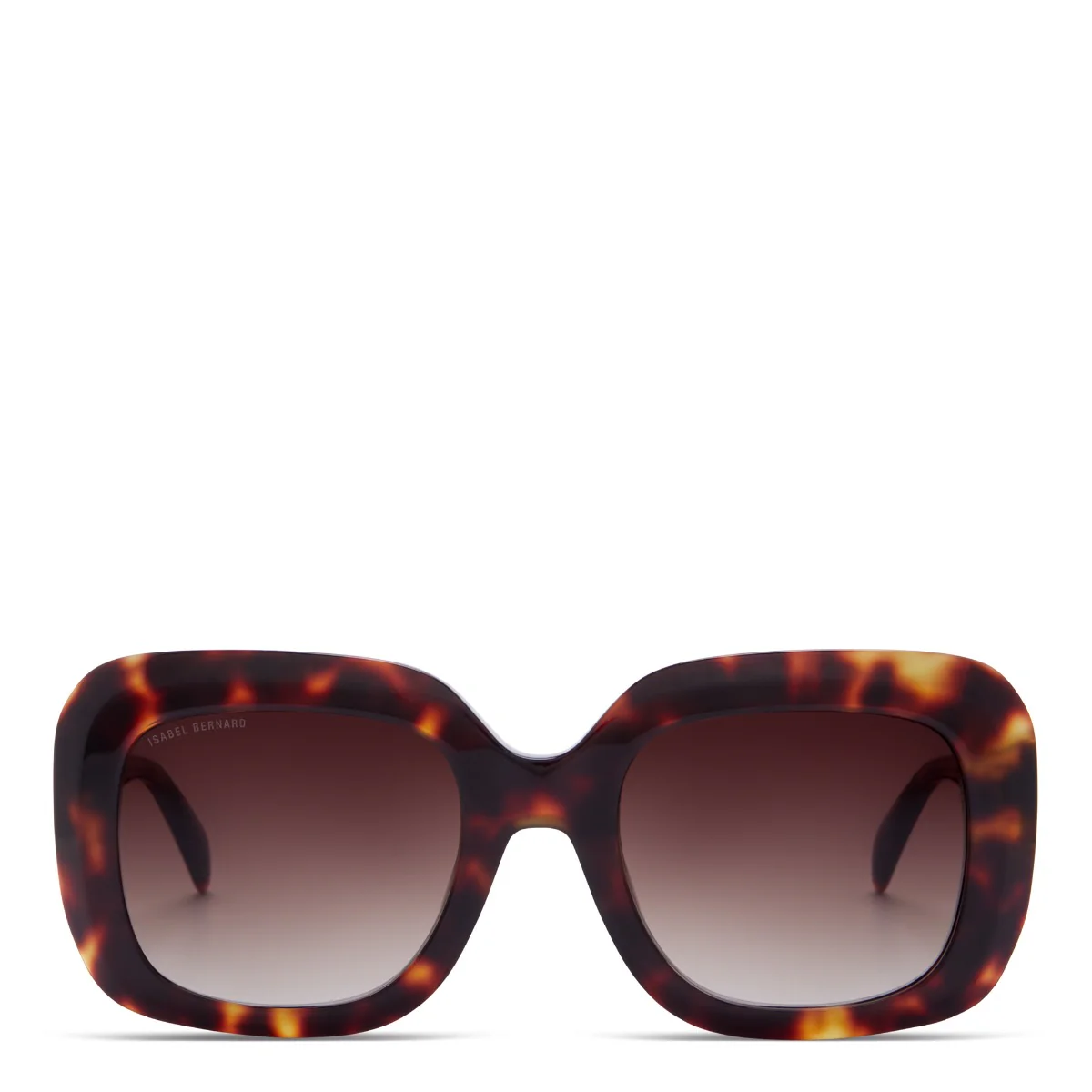 Isabel Bernard La Villette Rive Braun Tortoise Quadratisch Sonnenbrille IB400003-14-14 - Image 4