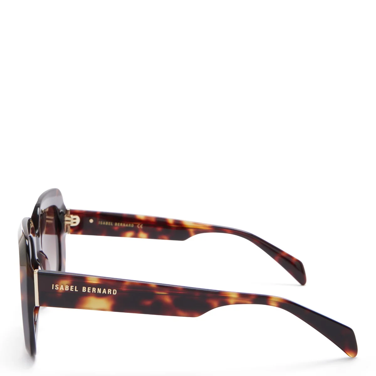 Isabel Bernard La Villette Rive Braun Tortoise Quadratisch Sonnenbrille IB400003-14-14 - Image 5