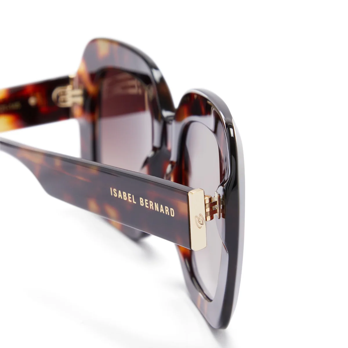 Isabel Bernard La Villette Rive Braun Tortoise Quadratisch Sonnenbrille IB400003-14-14 - Image 7