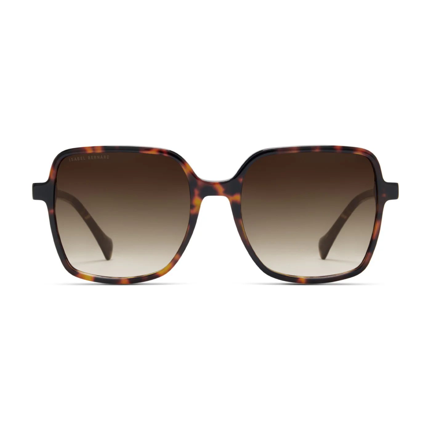 Isabel Bernard La Villette Rene Braun Tortoise Quadratisch Sonnenbrille IB400000-14-14 - Image 4