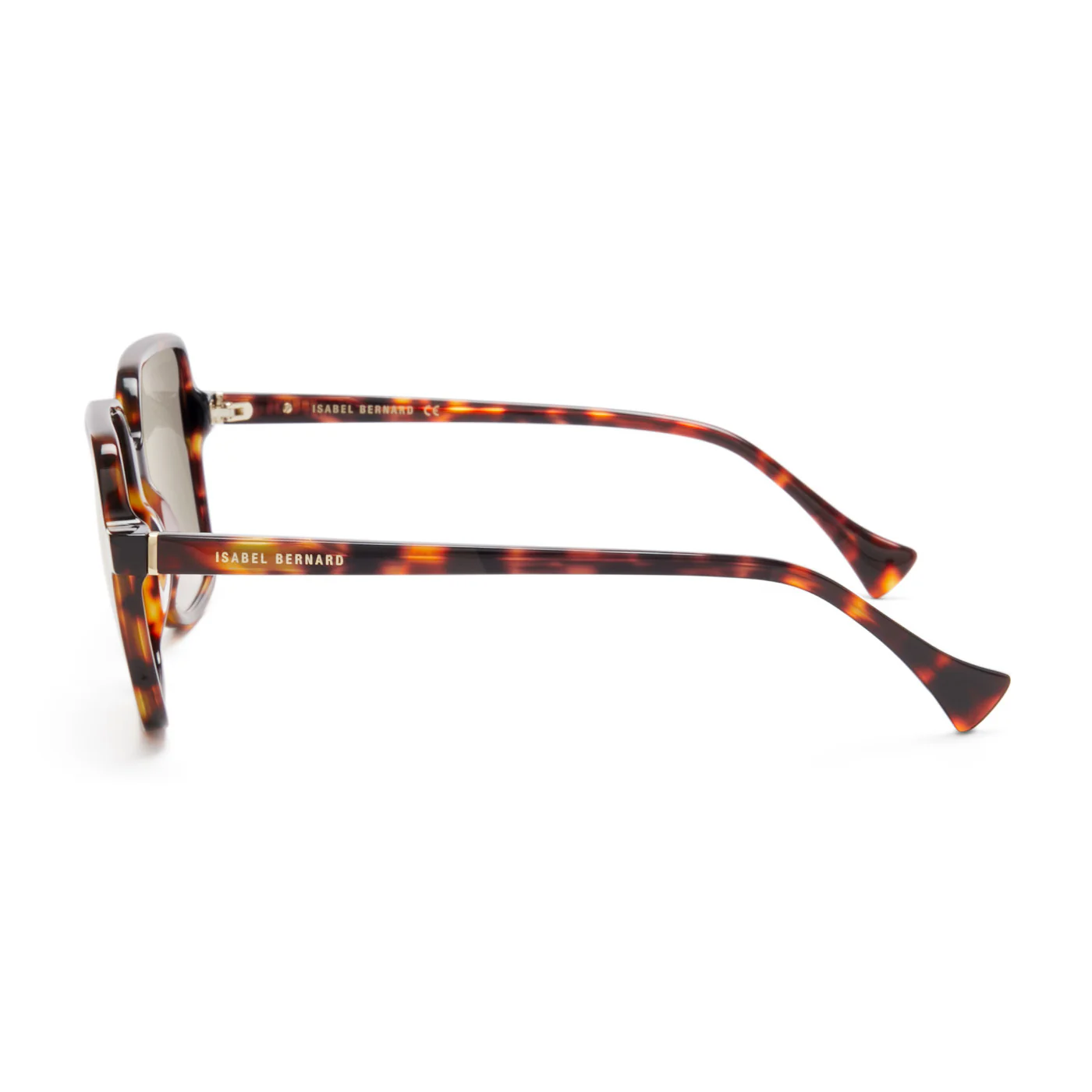 Isabel Bernard La Villette Rene Braun Tortoise Quadratisch Sonnenbrille IB400000-14-14 - Image 5