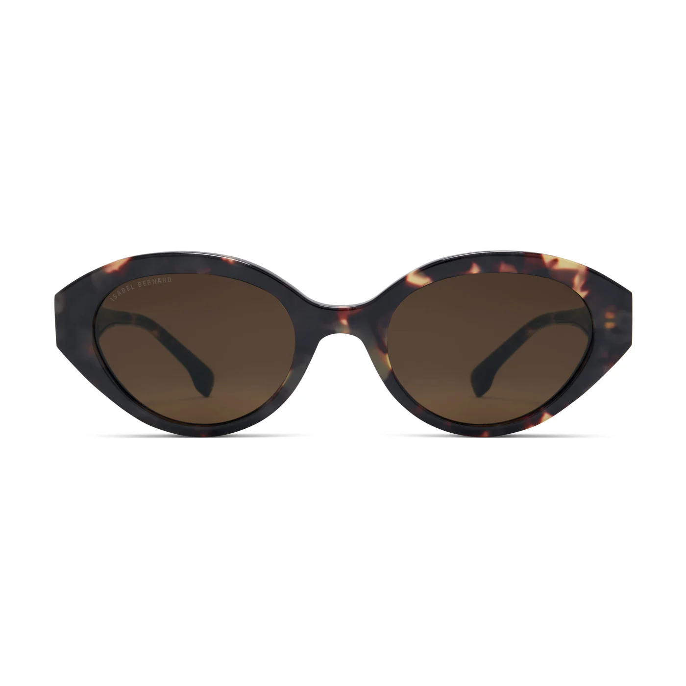 Isabel Bernard La Villette Rosaire Braun Tortoise Oval Sonnenbrille IB400002-04-14 - Image 4