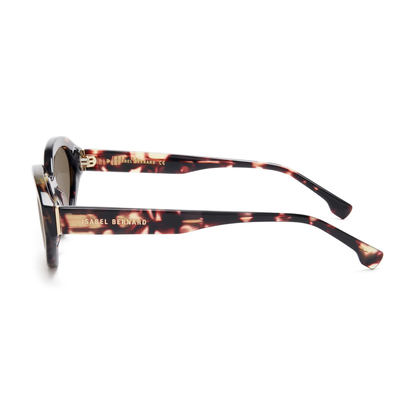 Isabel Bernard La Villette Rosaire Braun Tortoise Oval Sonnenbrille IB400002-04-14 - Image 5