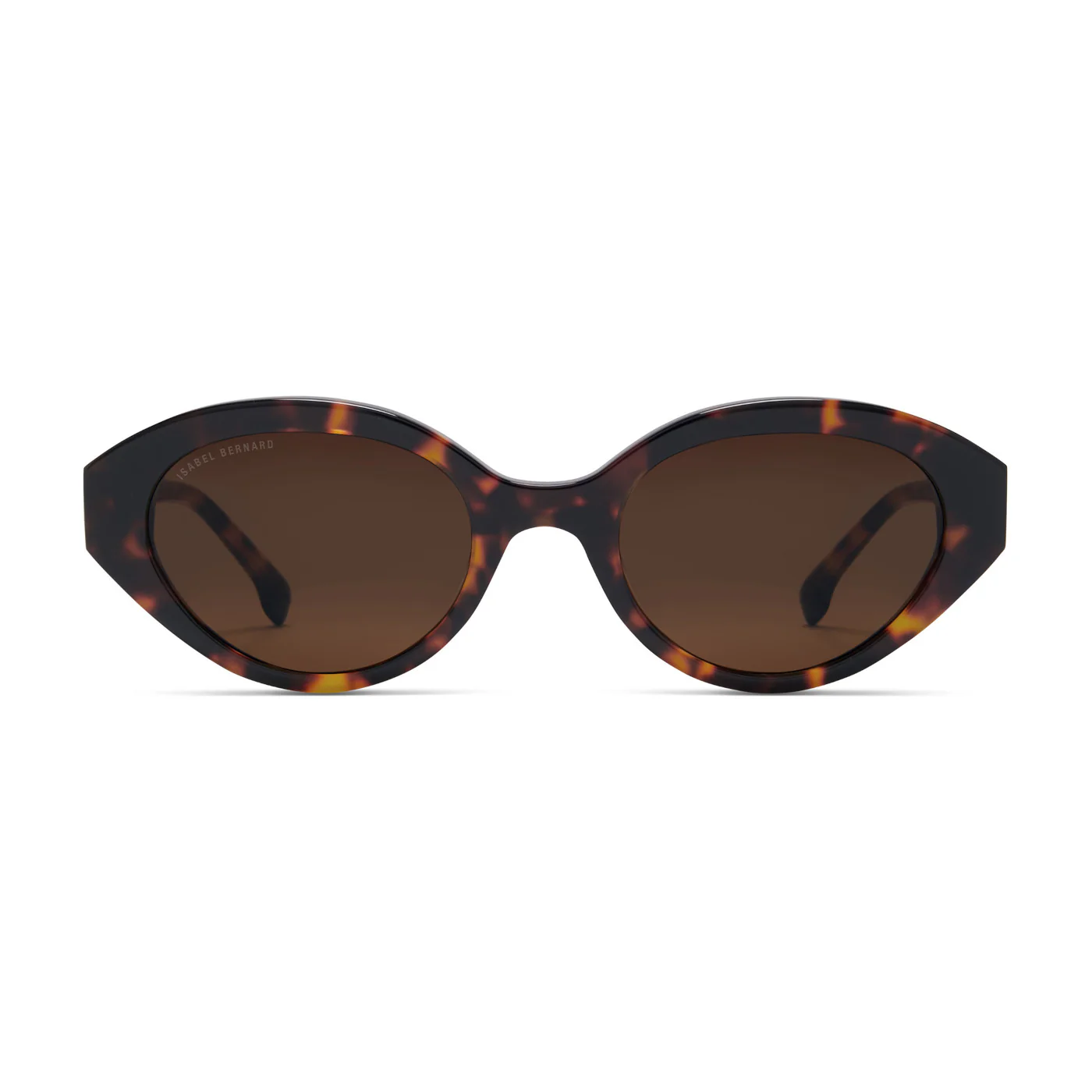 Isabel Bernard La Villette Rosaire Braun Tortoise Oval Sonnenbrille IB400002-14-14 - Image 5