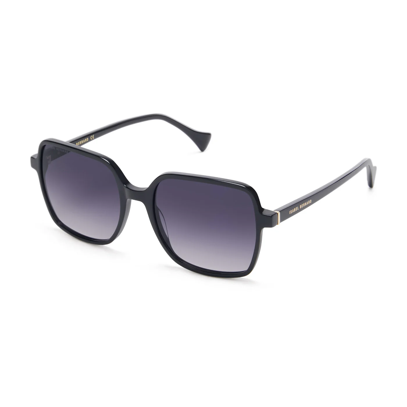Isabel Bernard La Villette Rene Schwarz Quadratisch Sonnenbrille IB400000-01-01