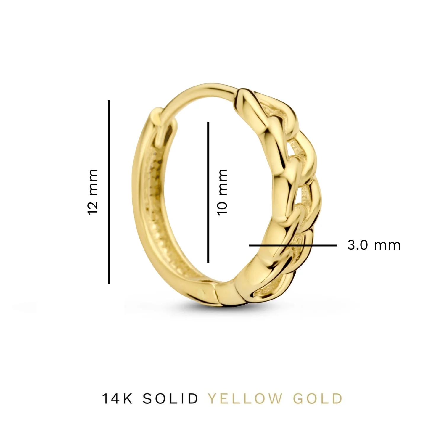 Isabel Bernard Le Marais Regine 14 Karat | Gold Reif-Ohrringe IB360219 - Image 5