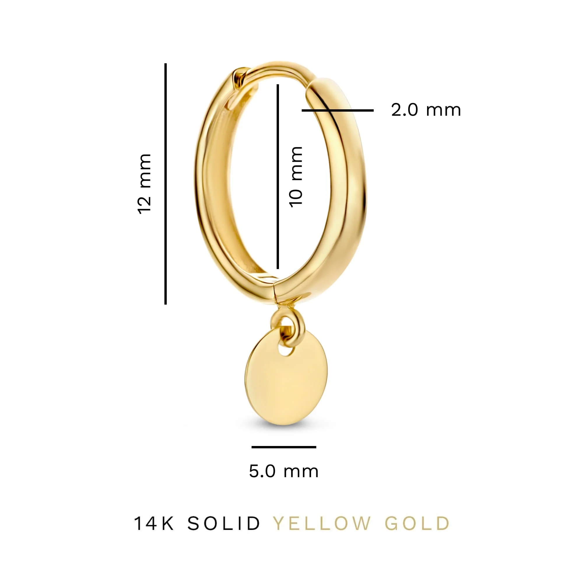 Isabel Bernard Le Marais Jeanne 14 Karat | Gold Reif-Ohrringe IB360250 - Image 5
