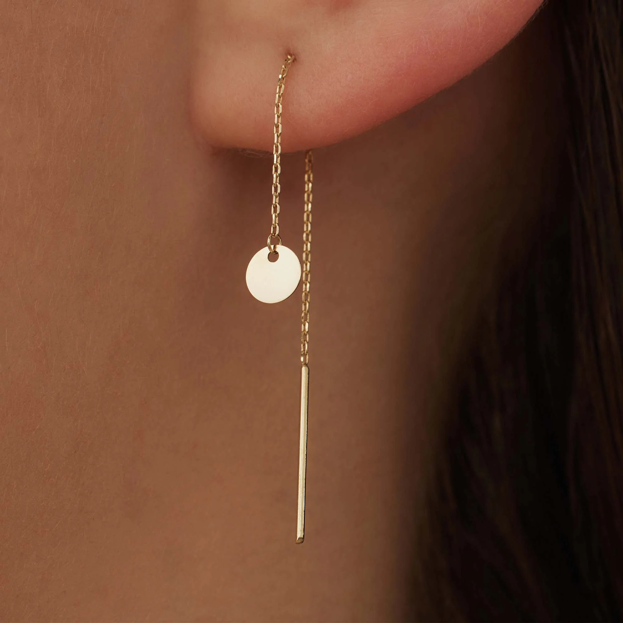 Isabel Bernard Le Marais Jeanne 14 Karat | Gold Drop Ohrringe IB360223 - Image 3