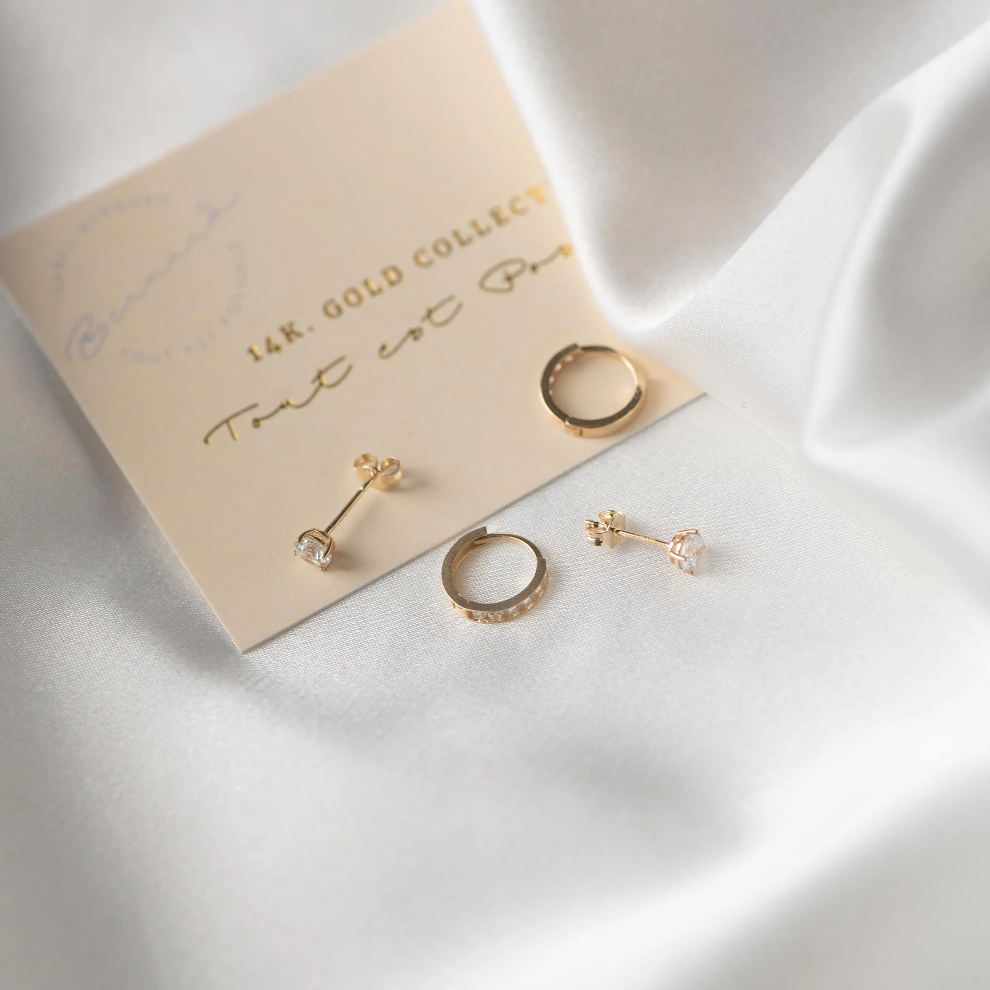 Isabel Bernard Le Marais Lourdes 14 Karat | Gold Ohrstecker IB360199 - Image 6