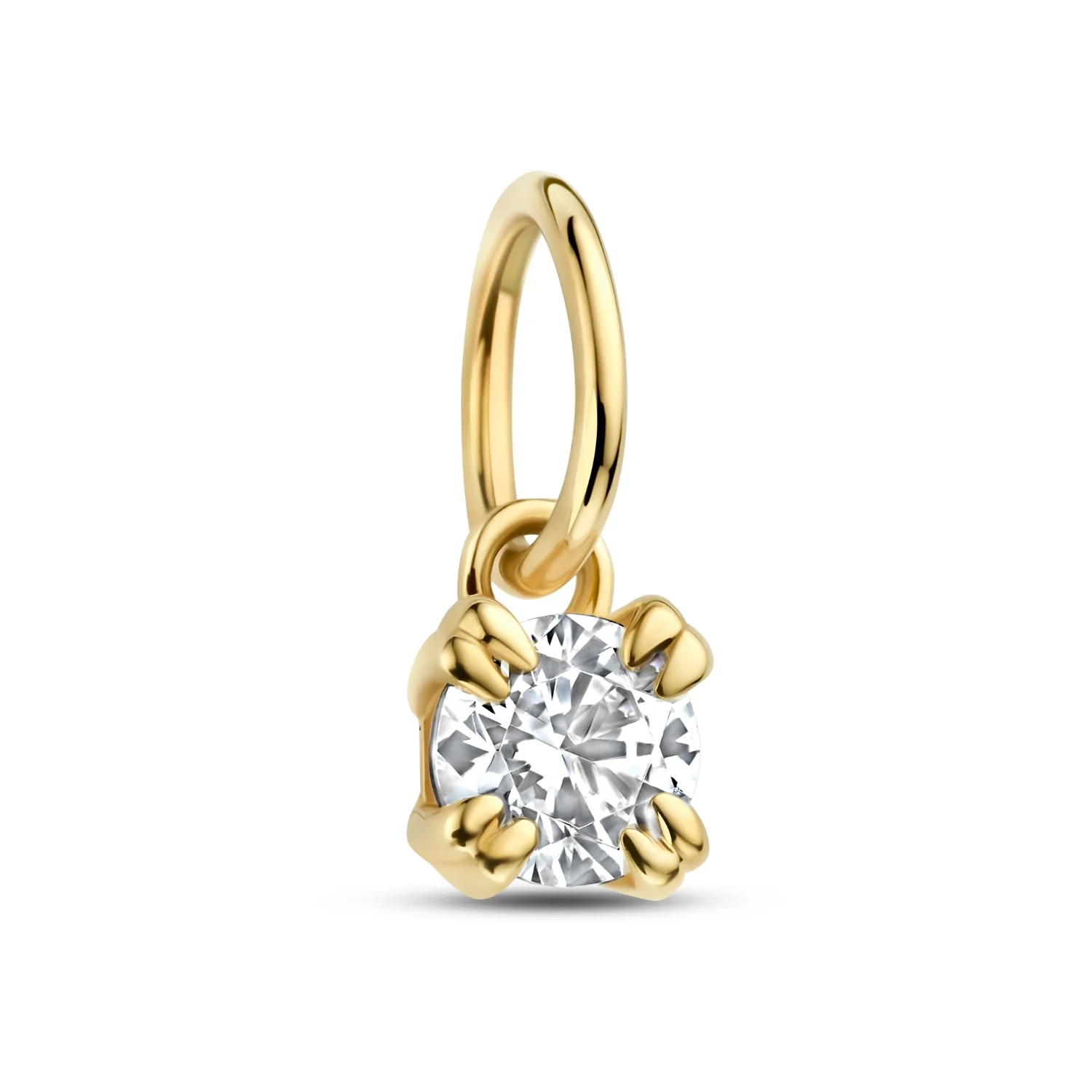 Isabel Bernard Le Marais Quadrat Zirkonia 14 Karat Gold Anhänger IB350061 - Image 6