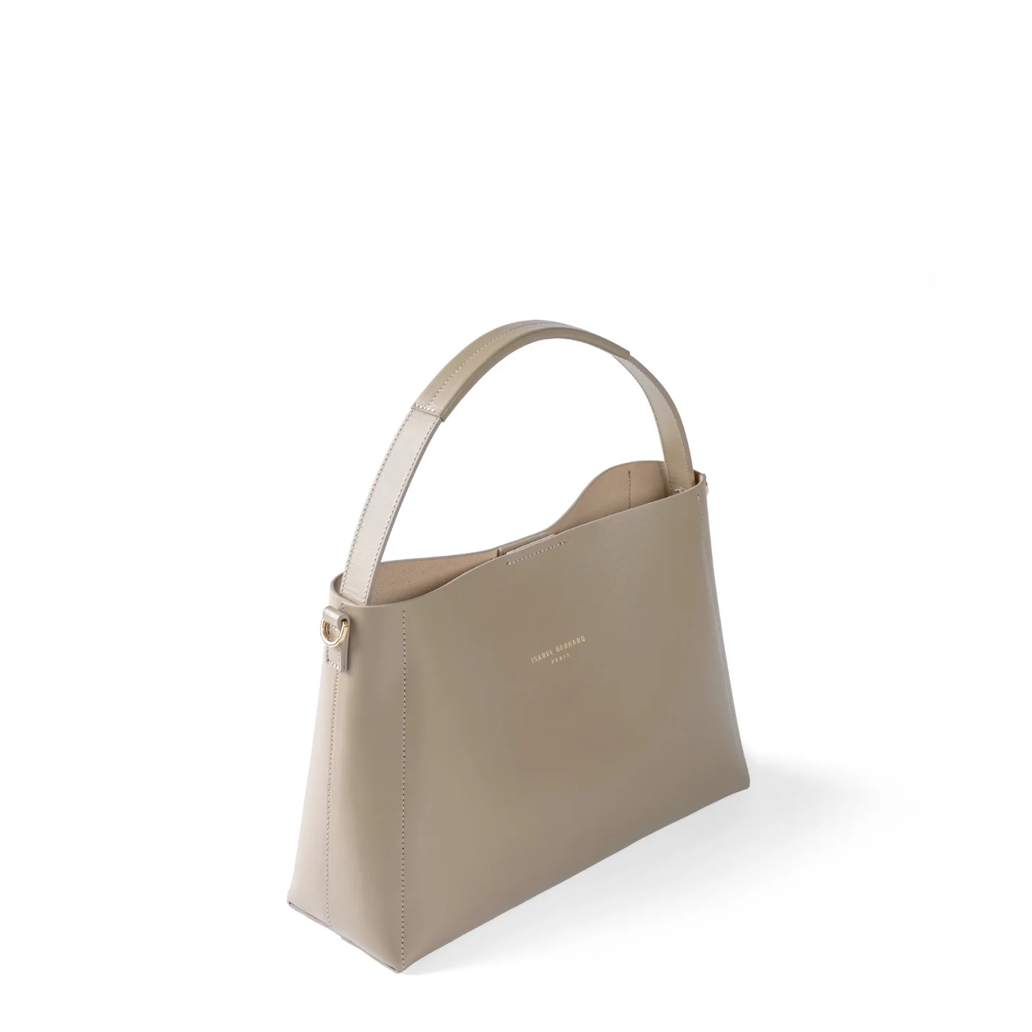 Isabel Bernard Montmartre Béatrice taupefarbene Ledertasche aus Naturleder IB25095-378 - Image 8