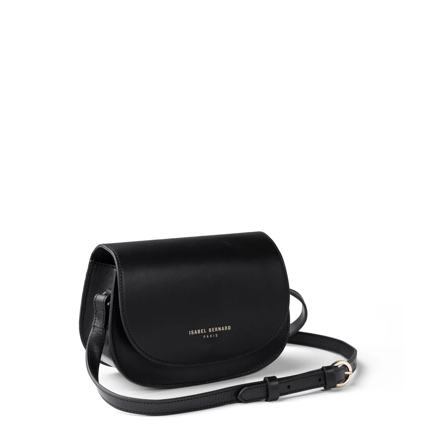 Isabel Bernard Montmartre Manon Schwarz Naturleder Crossbody Tasche IB21110 - Image 9