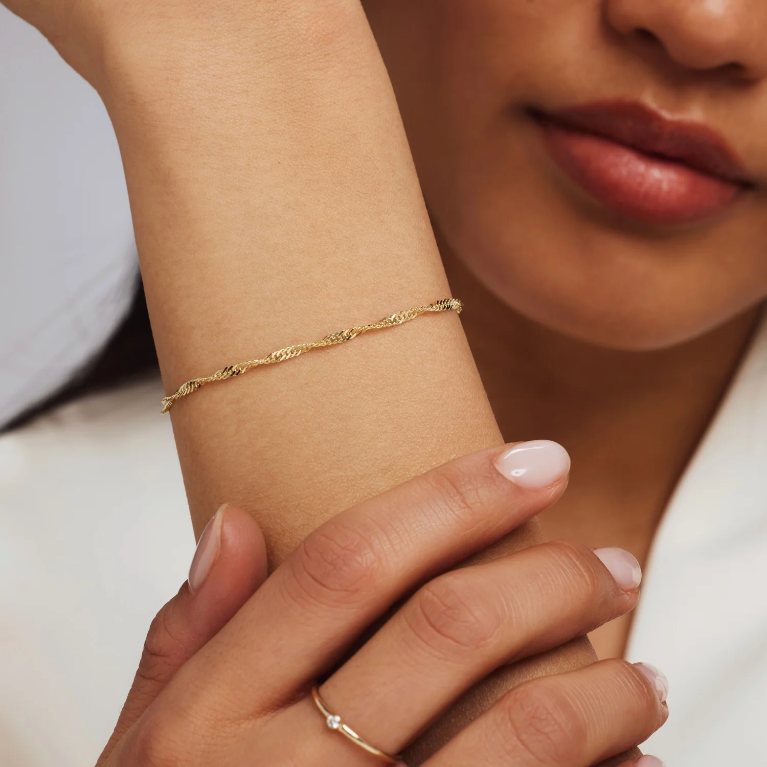 Isabel Bernard Rivoli Lilou 14 Karat | Gold Armband IB320077 - Image 3