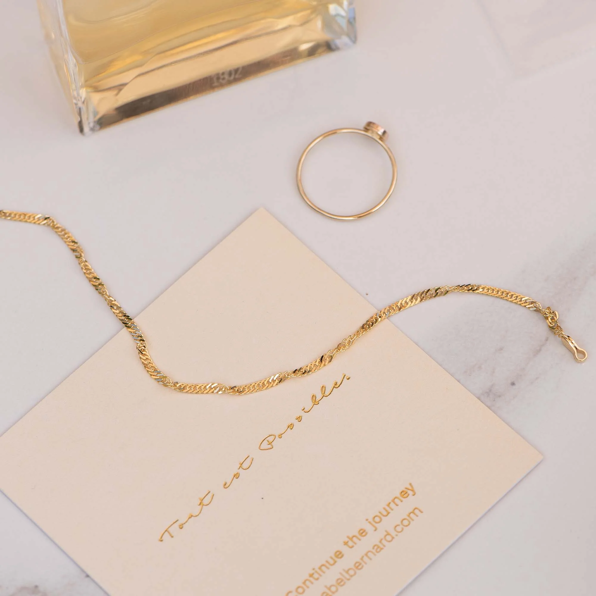 Isabel Bernard Rivoli Lilou 14 Karat | Gold Armband IB320077 - Image 5