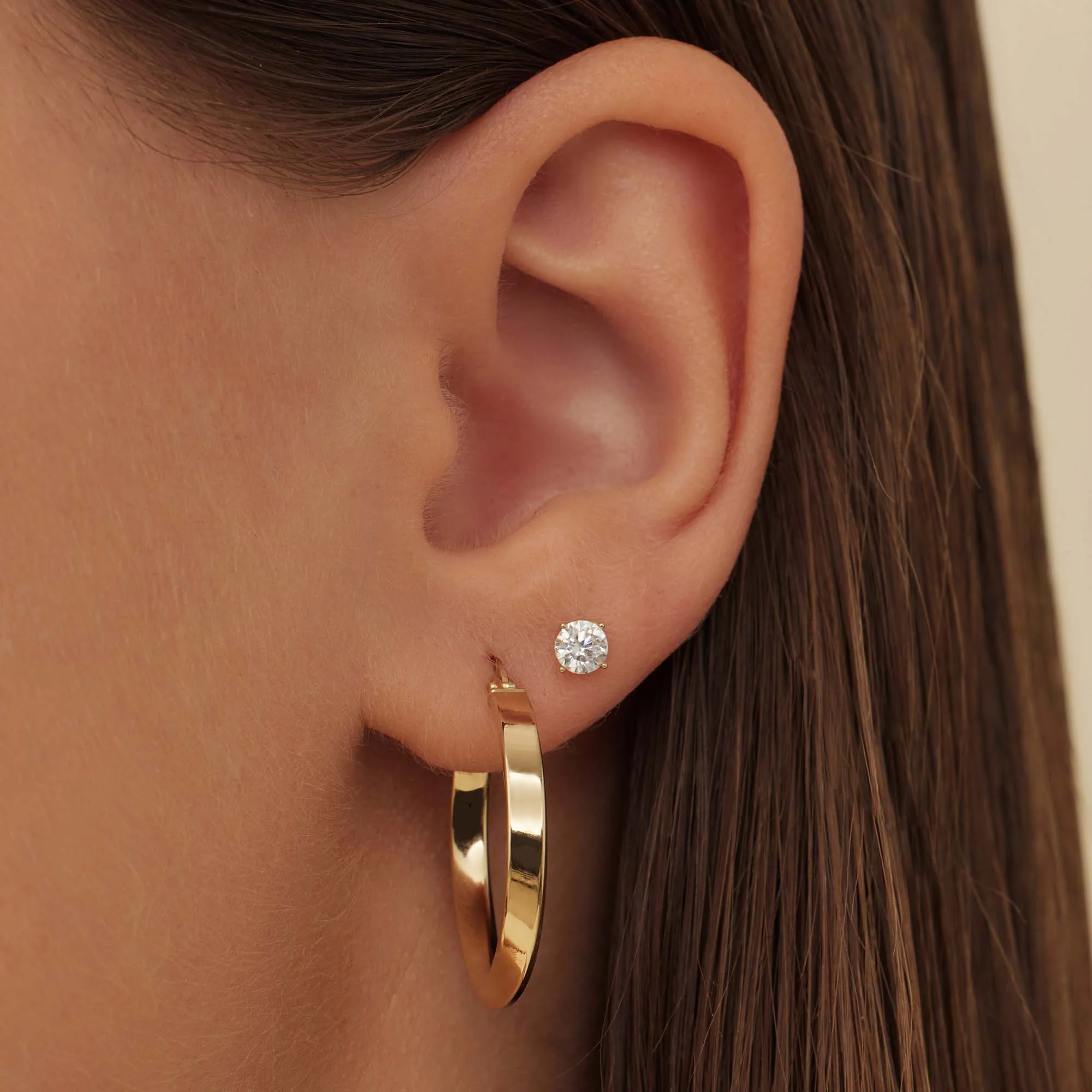 Isabel Bernard Rivoli Maryn 14 Karat | Gold Reif Ohrringe IB360187 - Image 2