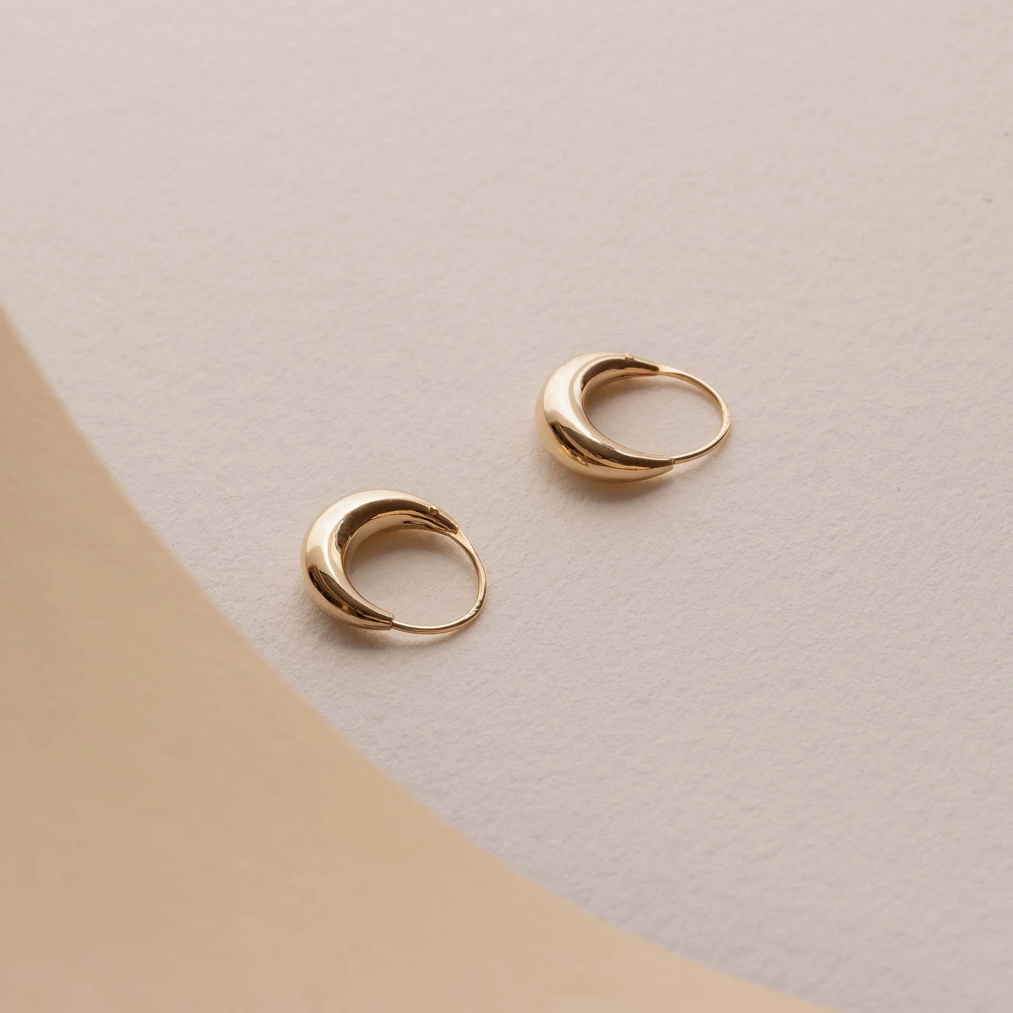 Isabel Bernard Rivoli Maryn 14 Karat | Gold Reif-Ohrringe IB360203 - Image 5
