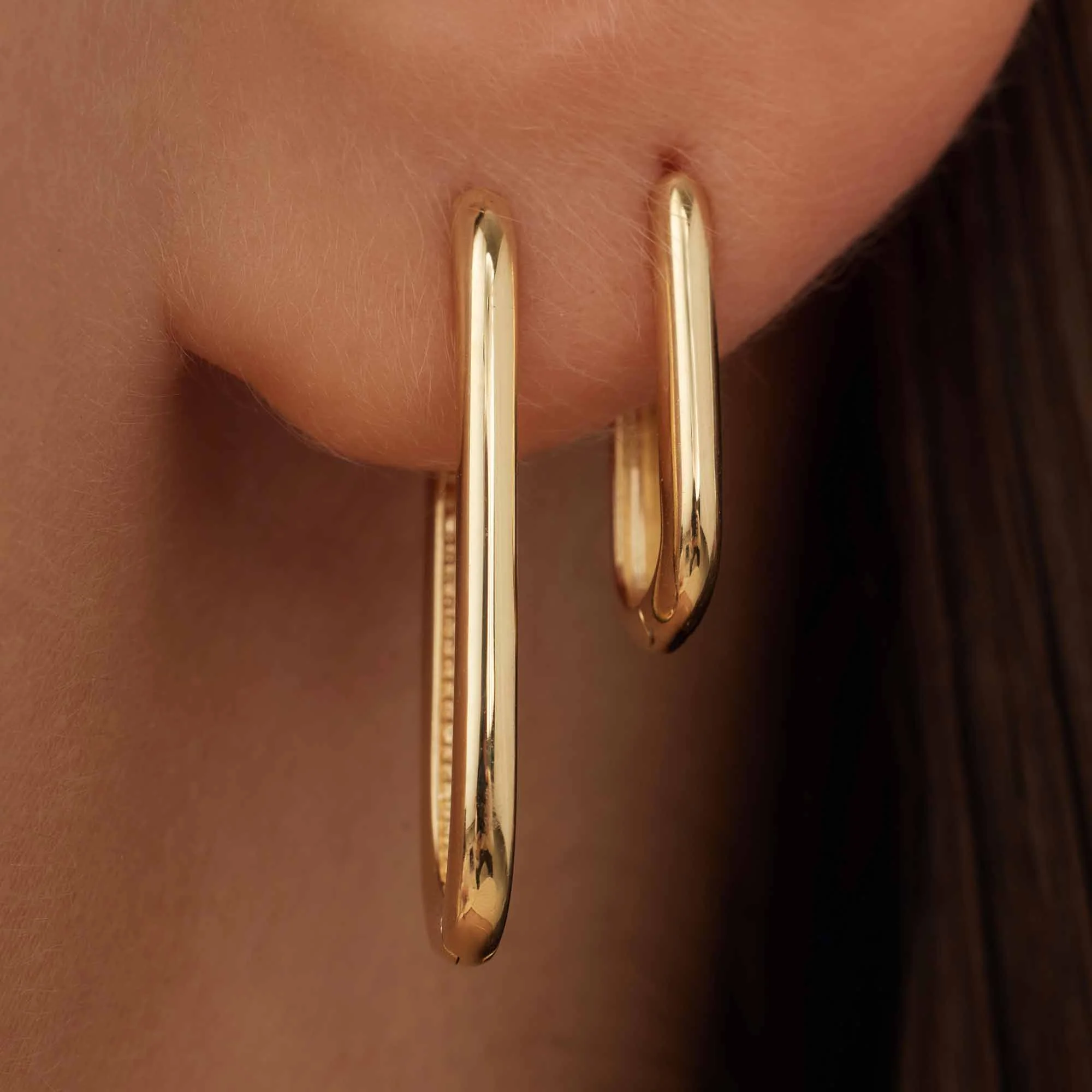 Isabel Bernard Rivoli Aimée 14 Karat | Gold Reif-Ohrringe IB360237 - Image 3