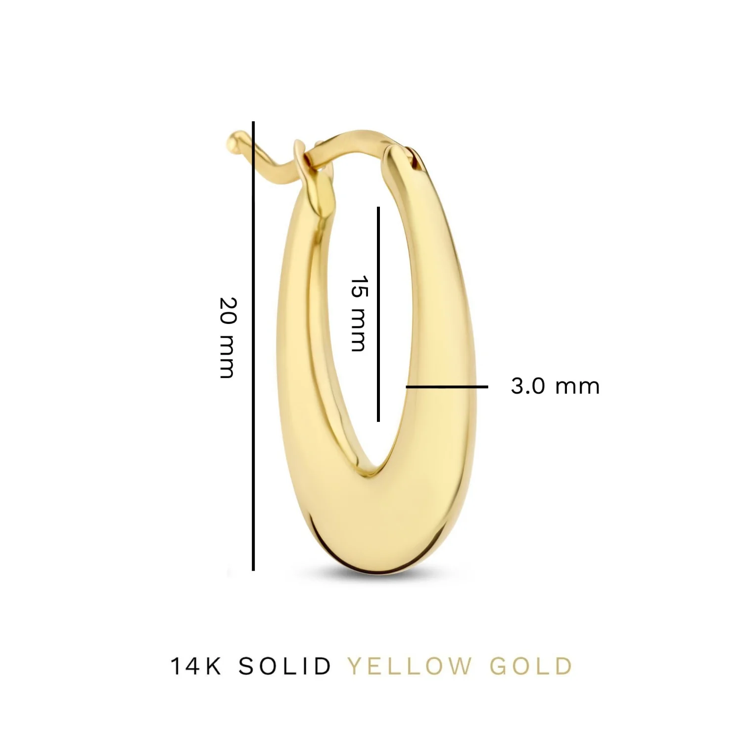 Isabel Bernard Rivoli Maryn 14 Karat | Gold Drop Ohrringe IB360246 - Image 4