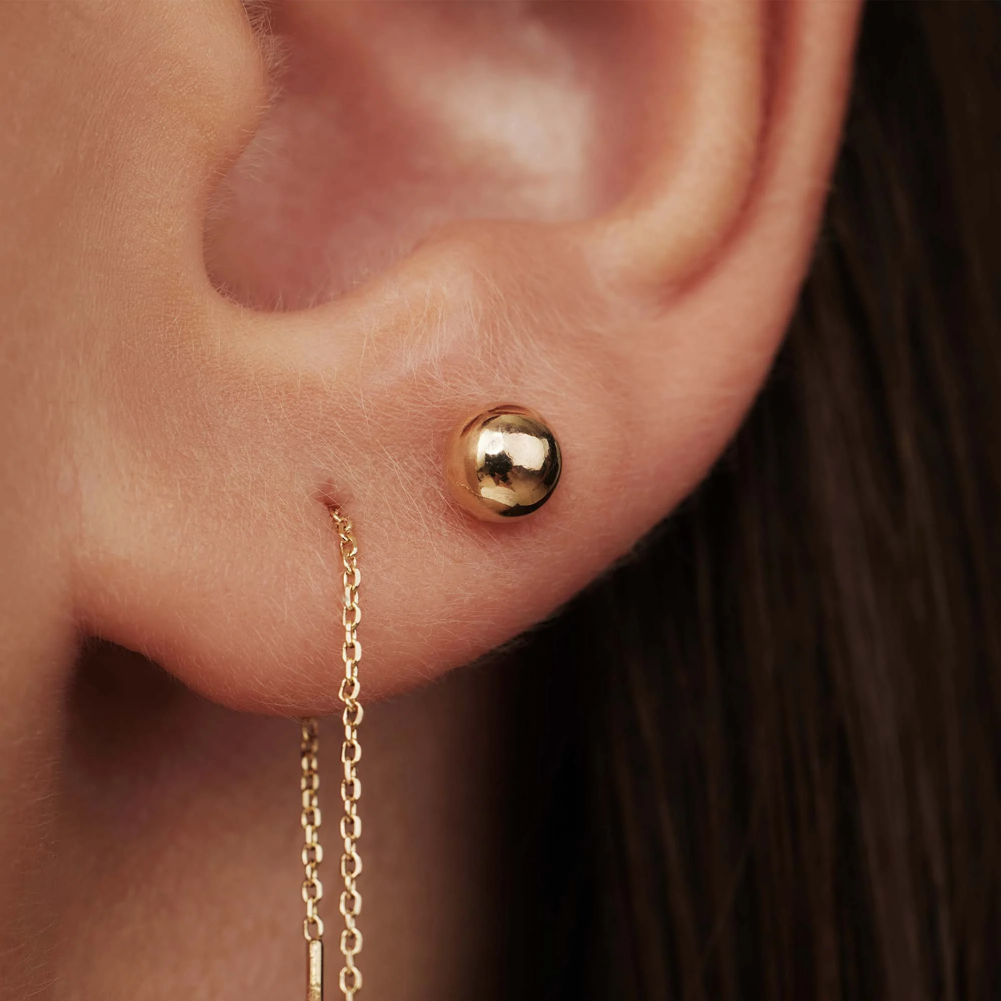 Isabel Bernard Rivoli Finou 14 Karat | Gold Ohrstecker IB360192 - Image 3