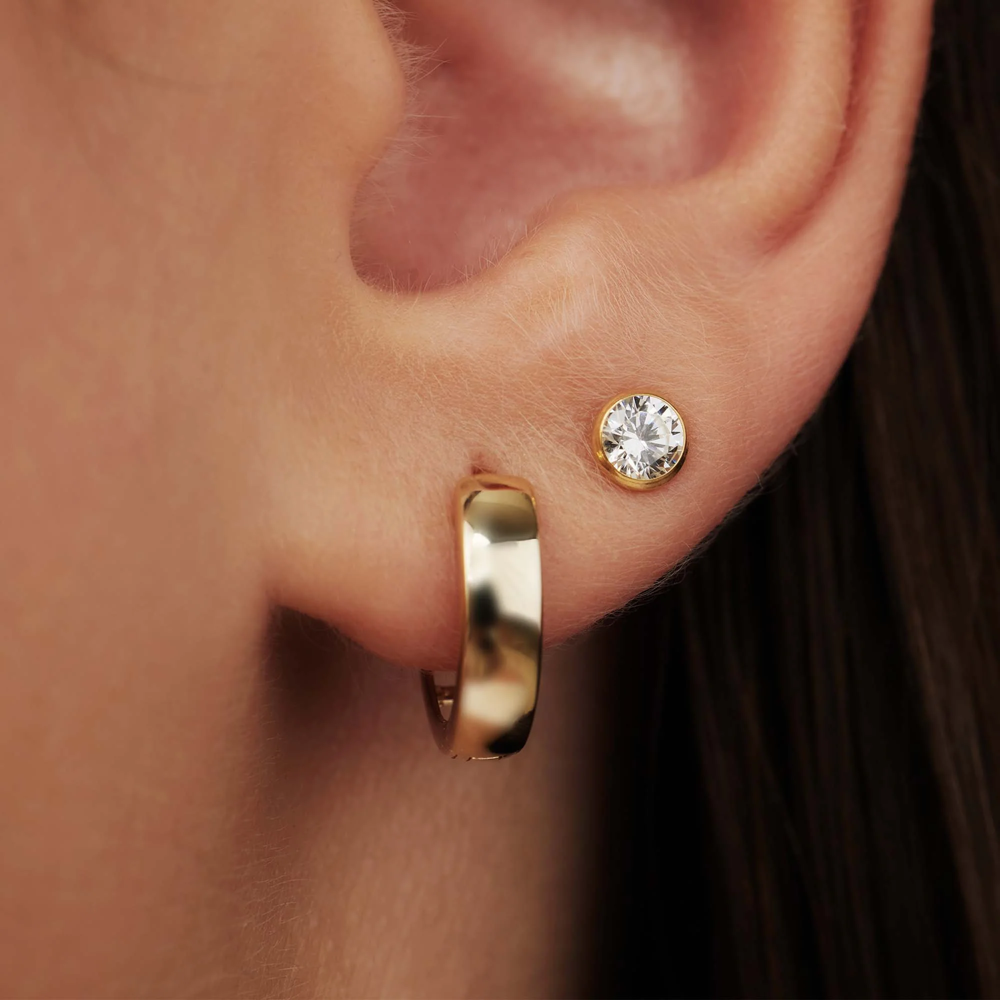 Isabel Bernard Rivoli Juliette 14 Karat | Gold Ohrstecker IB360195 - Image 3