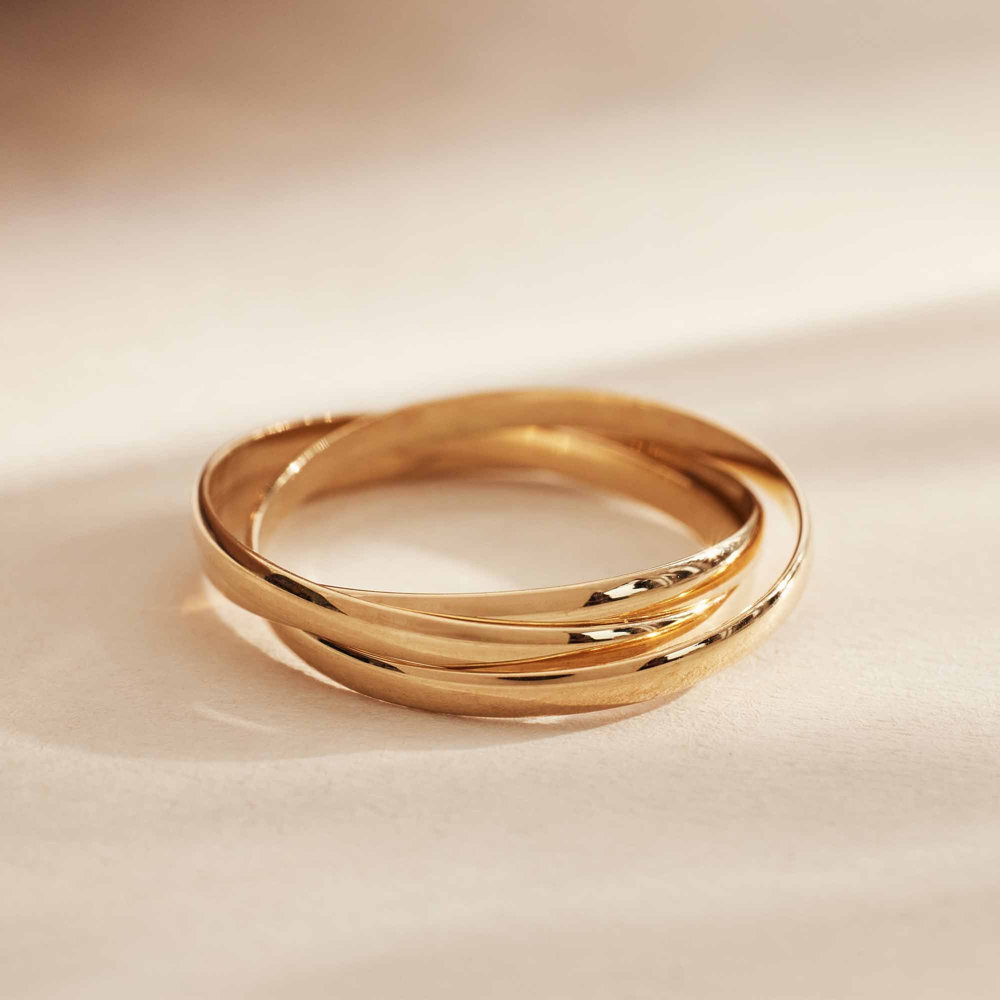 Isabel Bernard Rivoli Méline 14 Karat | Gold Trinity Ring IB330078-60 - Image 5