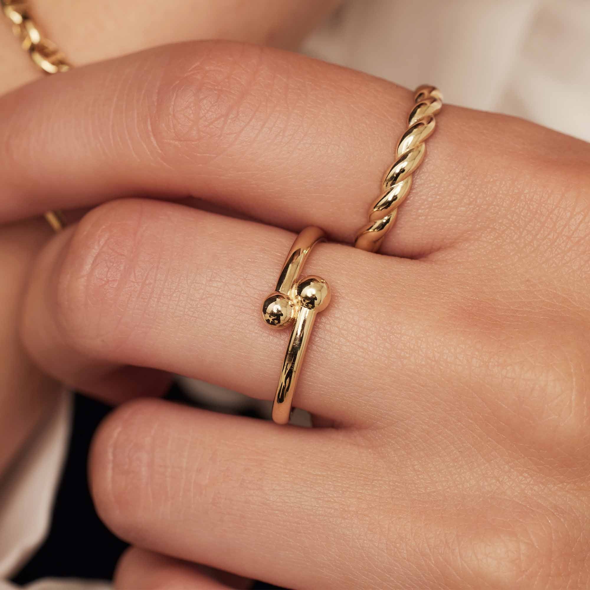 Isabel Bernard Monceau Mirell 14 Karat | Gold Ring IB330101-48 - Image 3
