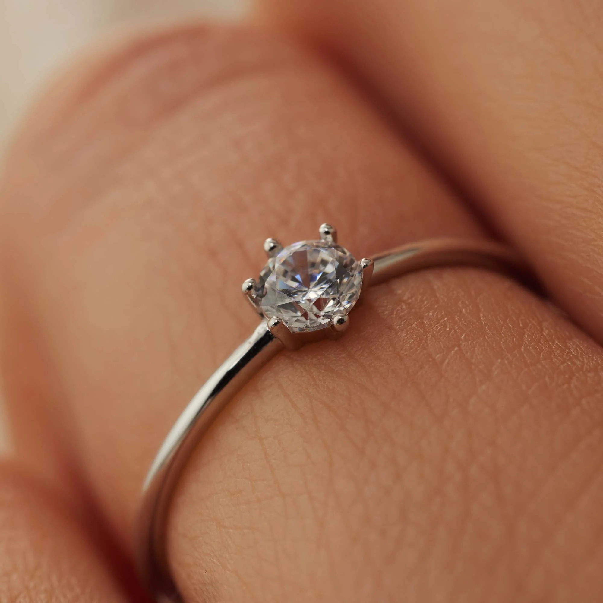 Isabel Bernard Saint Germain Abelle 14 Karat | Weißgold Ring IB330024-48 - Image 2
