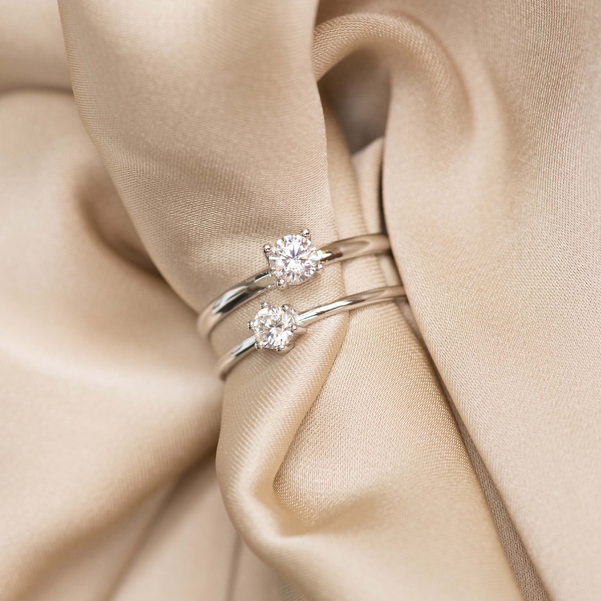 Isabel Bernard Saint Germain Soleil 14 Karat | Weißgold Ring IB330072-50 - Image 5