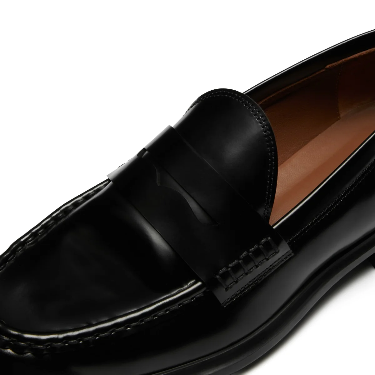 Isabel Bernard Vendôme Blandine Schwarz spazzolato Leder Loafers IB51015-601-37 - Image 10