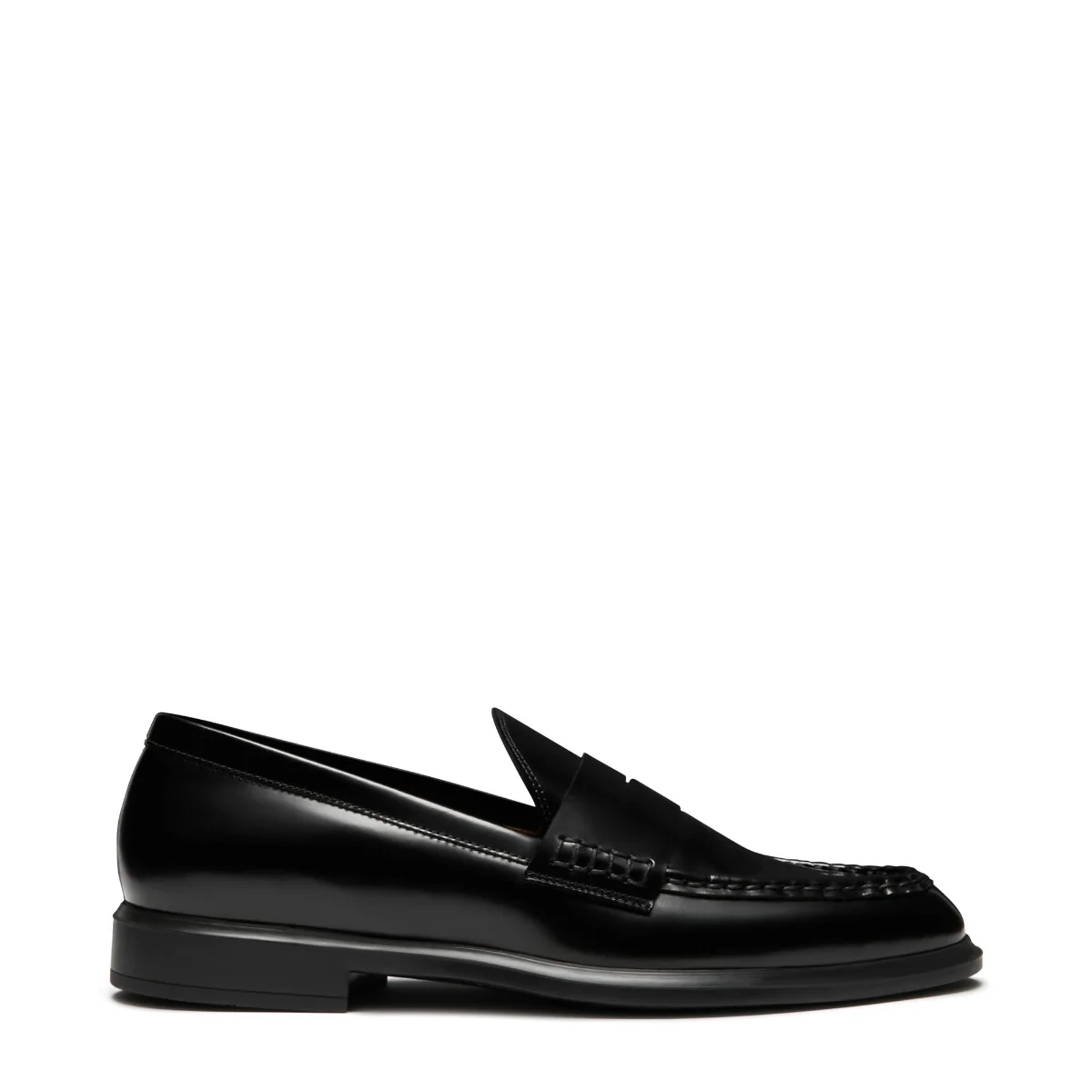 Isabel Bernard Vendôme Blandine Schwarz spazzolato Leder Loafers IB51015-601-37 - Image 5