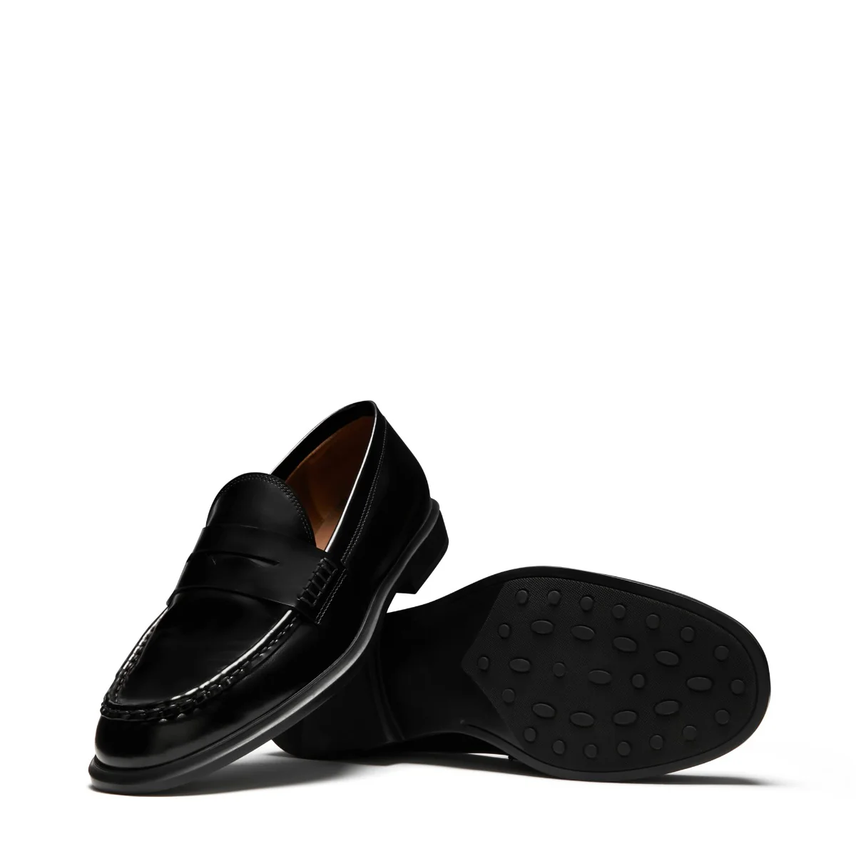 Isabel Bernard Vendôme Blandine Schwarz spazzolato Leder Loafers IB51015-601-37 - Image 8