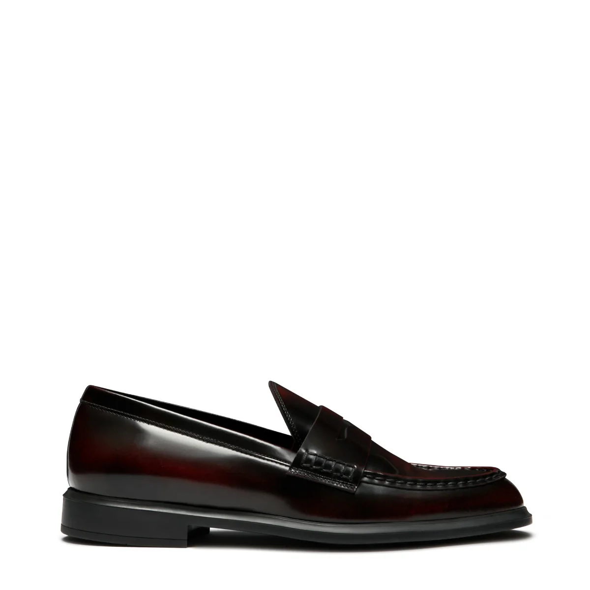 Isabel Bernard Vendôme Blandine Bordeaux Spazzolato Leder Loafers IB51015-652-39 - Image 5
