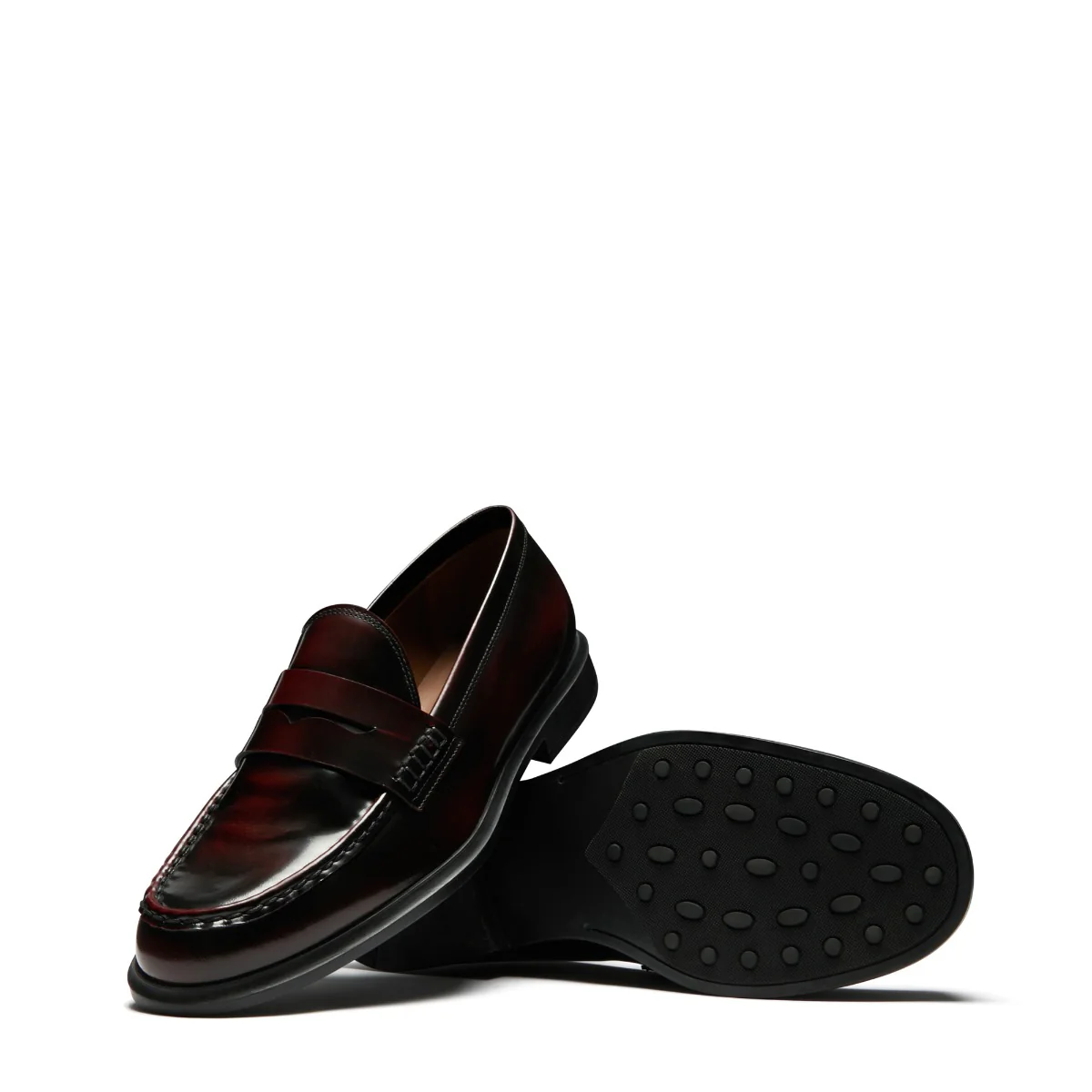 Isabel Bernard Vendôme Blandine Bordeaux Spazzolato Leder Loafers IB51015-652-39 - Image 8