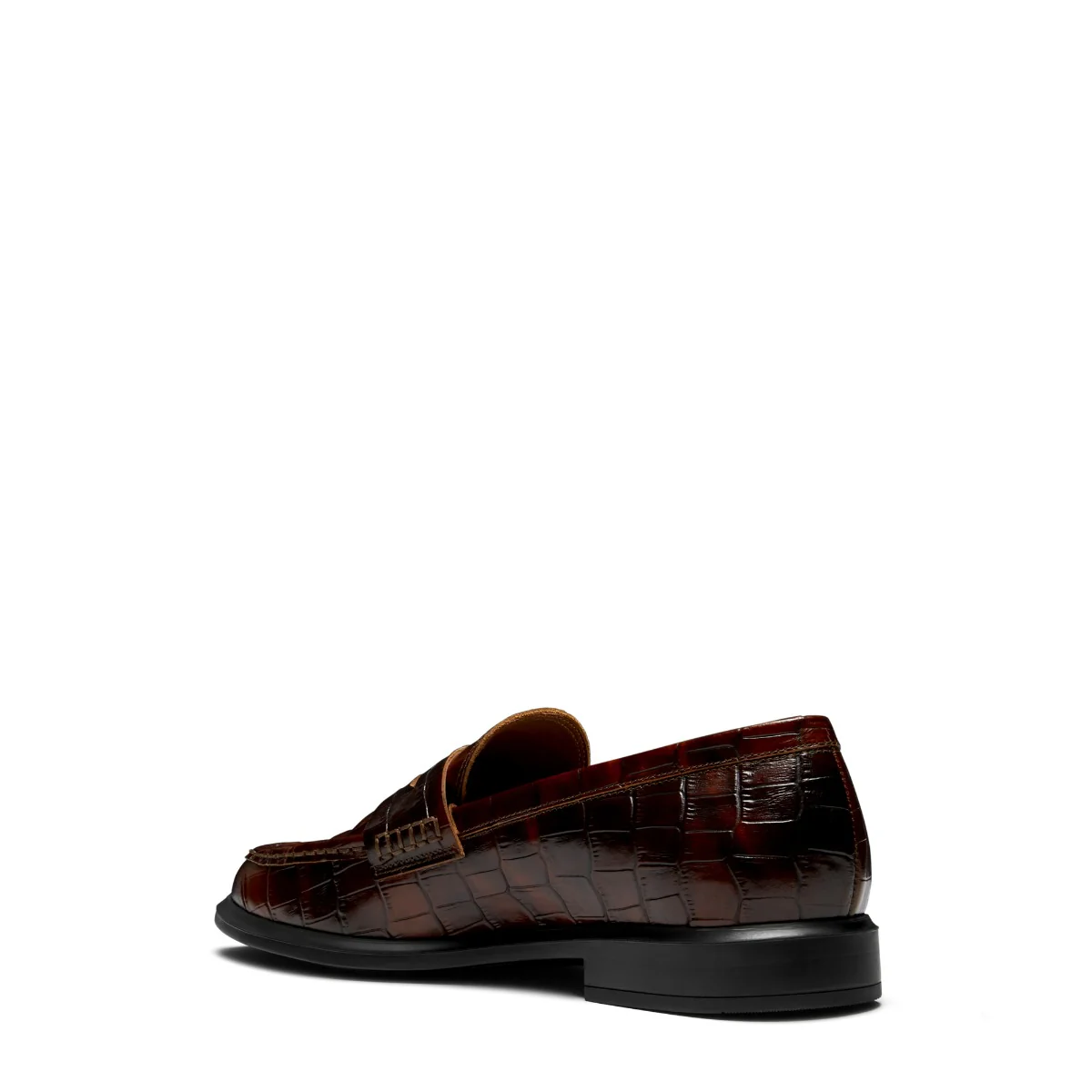 Isabel Bernard Vendôme Blandine Kroko Braun Kalbsleder Loafers IB51015-230-37 - Image 6