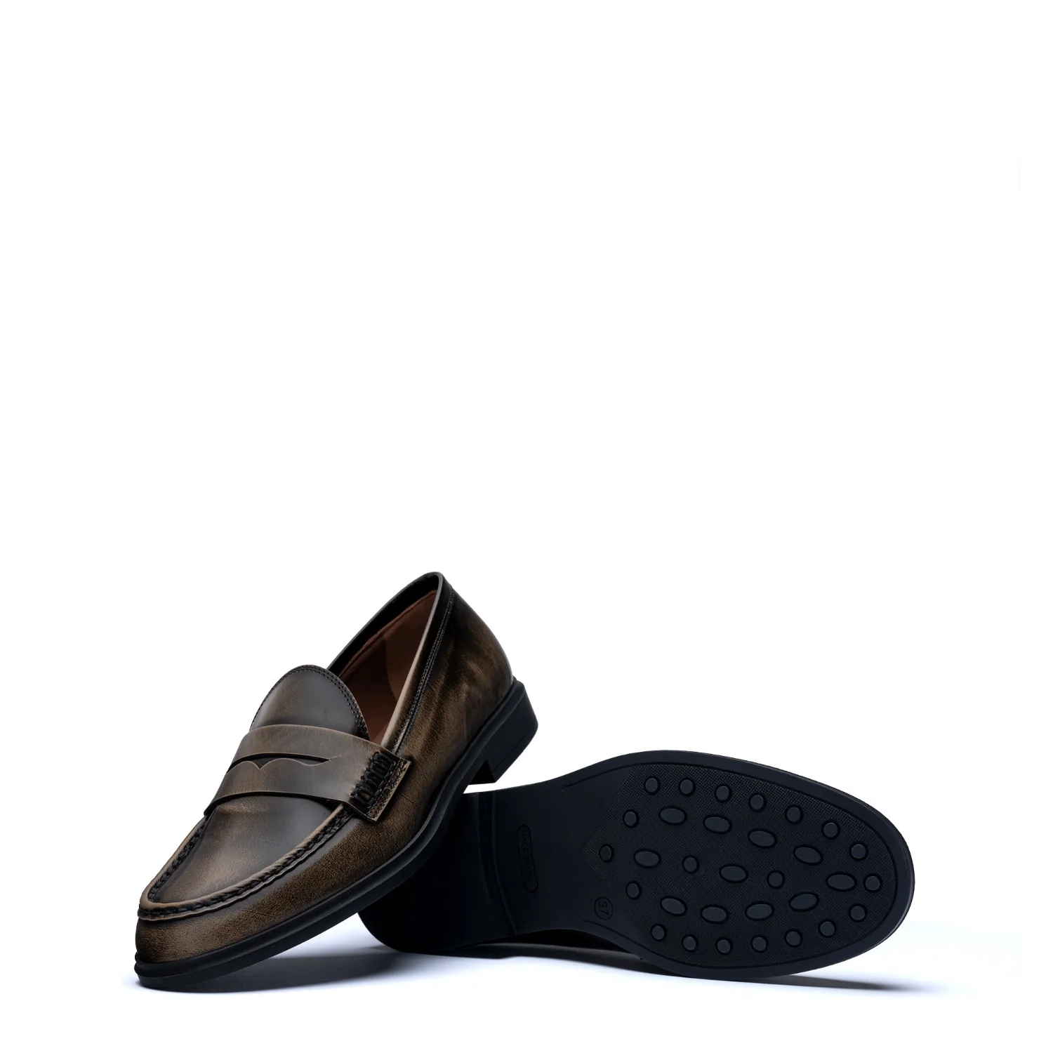 Isabel Bernard Vendôme Blandine mokkafarbene Spazzolato-Leder Loafer IB51015-639-36 - Image 6