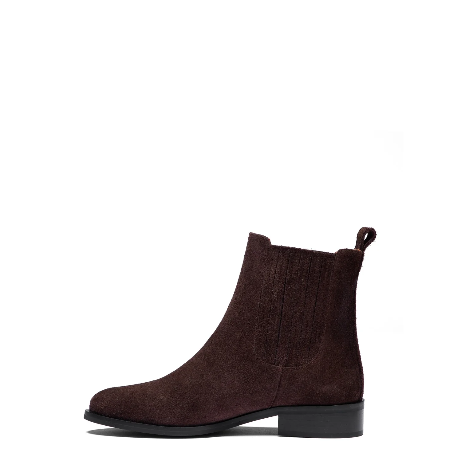 Isabel Bernard Vendôme Chey Braune Chelsea Boots aus Veloursleder IB53012-130-38 - Image 4