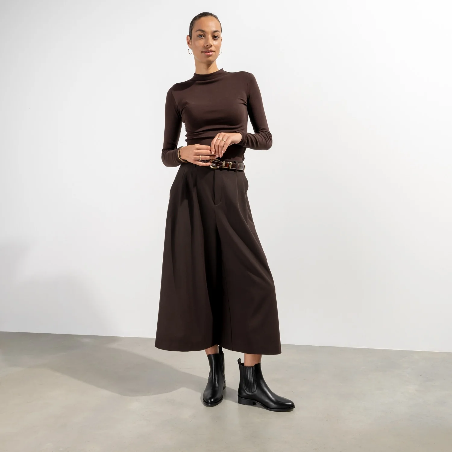 Isabel Bernard Vendôme Chey Schwarze Chelsea Boots aus Kalbsleder IB53012-001-42 - Image 3